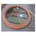 color customized  double glazed window grill design round